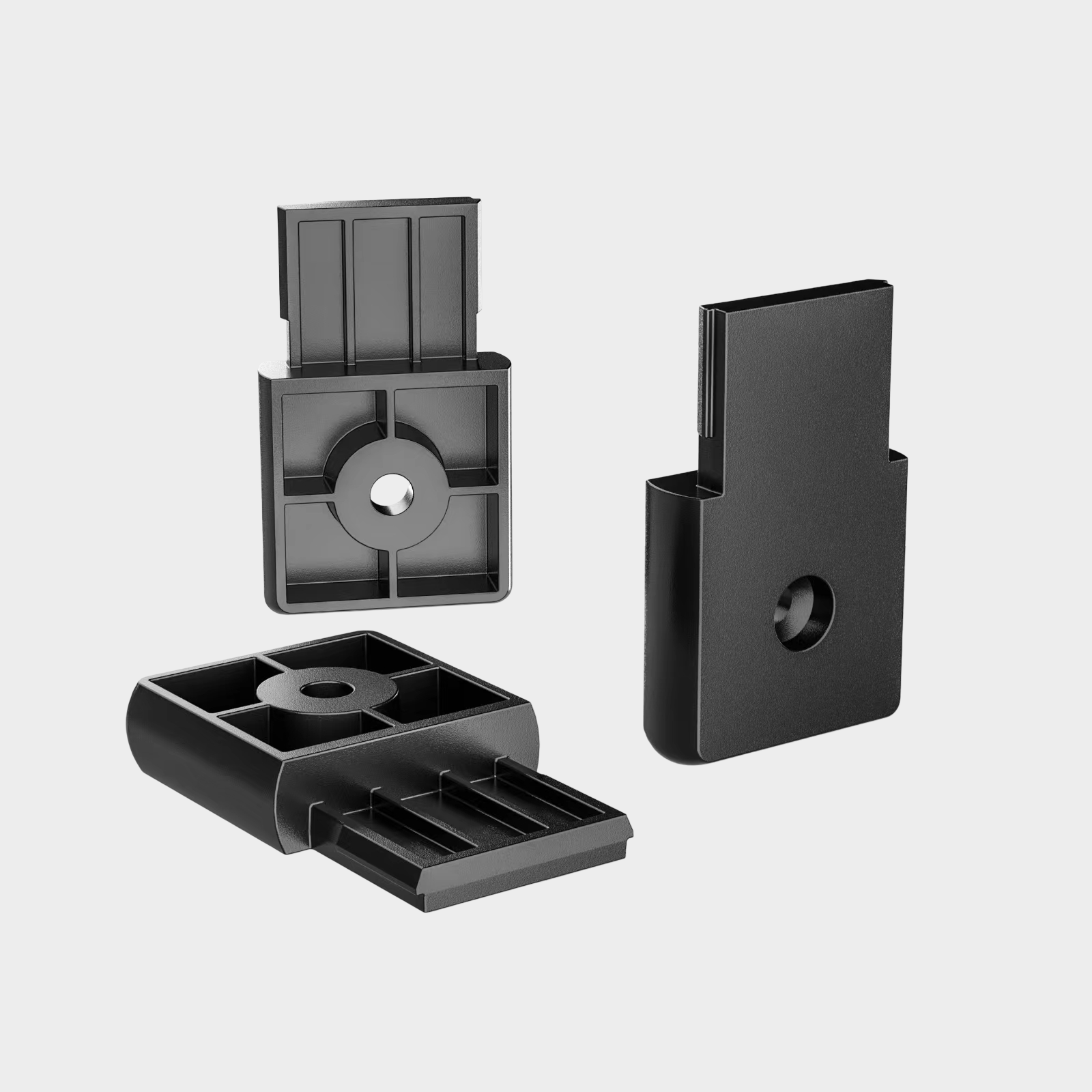 Magnetic Surface Track Rail end-cap OLEO3-M01